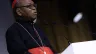 Nigerian Cardinal John Onaiyekan speaks at the International Eucharistic Congress in Budapest, Hungary, Sept. 9, 2021.